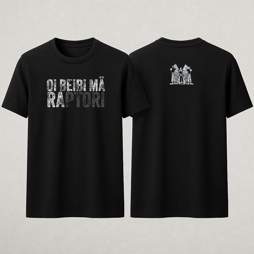 OI BEIBI MÄ RAPTORI t-paita