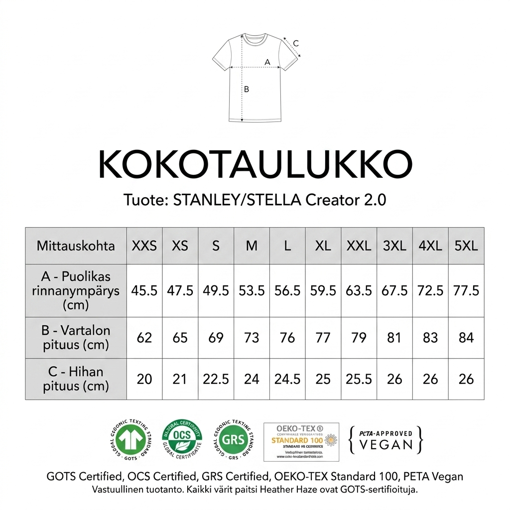 Legendaarinen logopaita (musta)