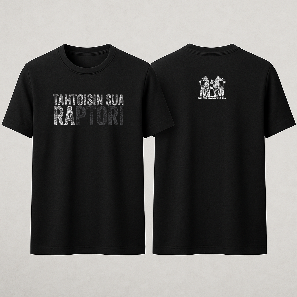 TAHTOISIN SUA RAPTORI t-paita